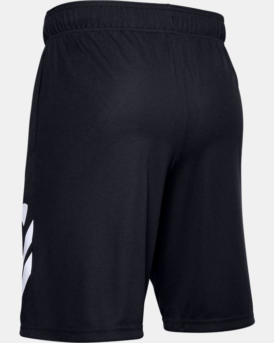 男士UA Baseline 10英寸網球短褲 in Black image number 5